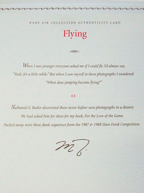 Michael Jordan "Flying" Lithograph